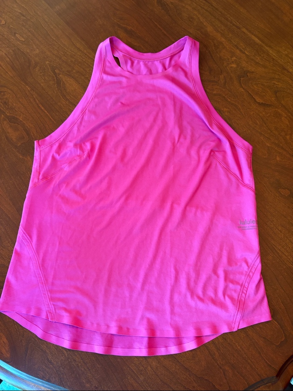 lululemon athletica Bright Pink Racerback Performance Tank